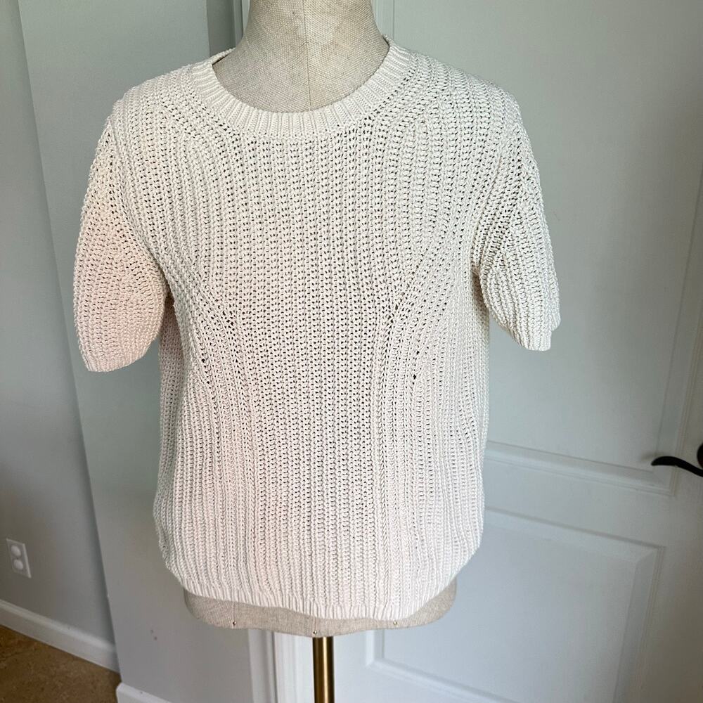 Banana Republic short-sleeve sweater Sz S